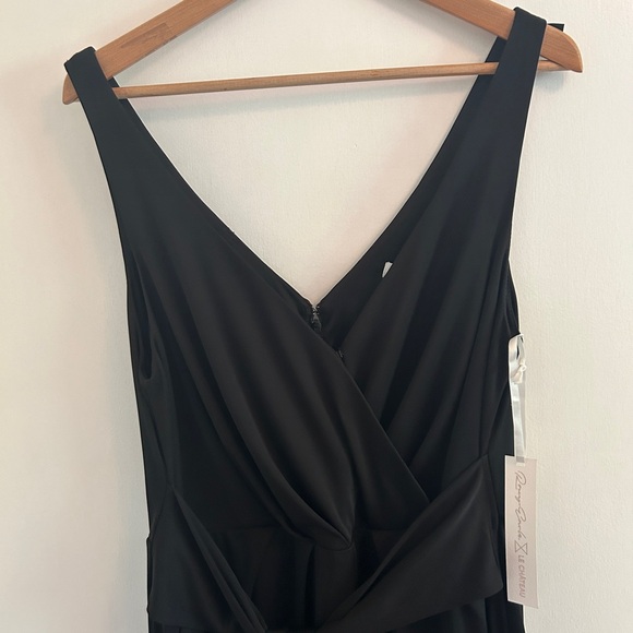 Le Chateau & Roxy Earle Colab beautiful black jumper. long waist ties, lined - Picture 4 of 11